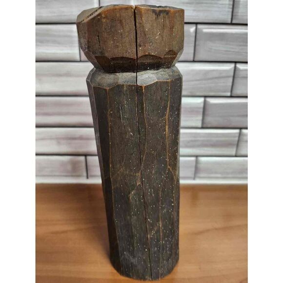 Woman Jamaican Hand Carved Statue Sculpture #A65 - Picture 3 of 8